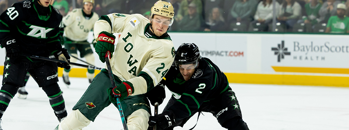GAME PREVIEW: IOWA WILD VS. TEXAS STARS