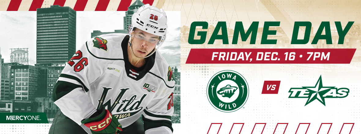 GAME PREVIEW: IOWA WILD VS. TEXAS STARS