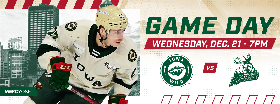 GAME PREVIEW: IOWA WILD VS. MANITOBA MOOSE