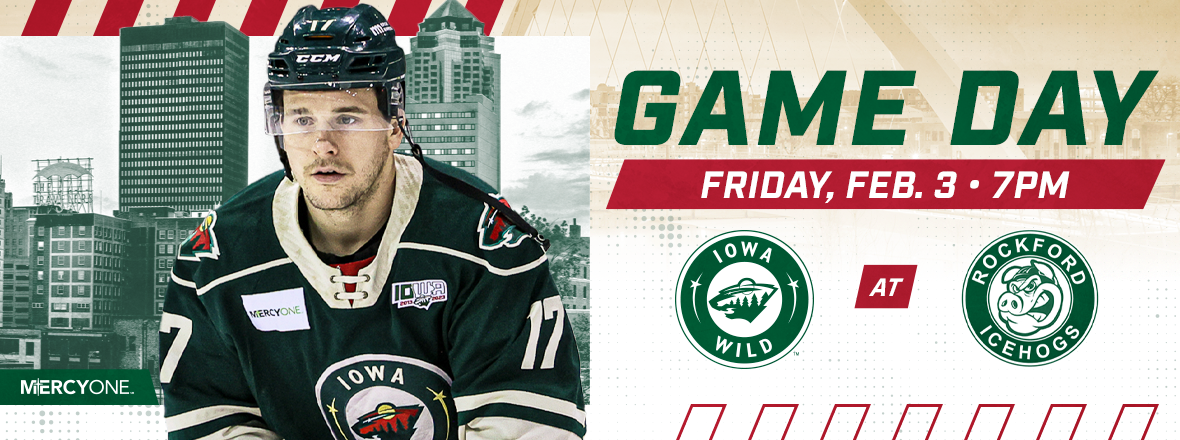 GAME PREVIEW: IOWA WILD AT ROCKFORD ICEHOGS