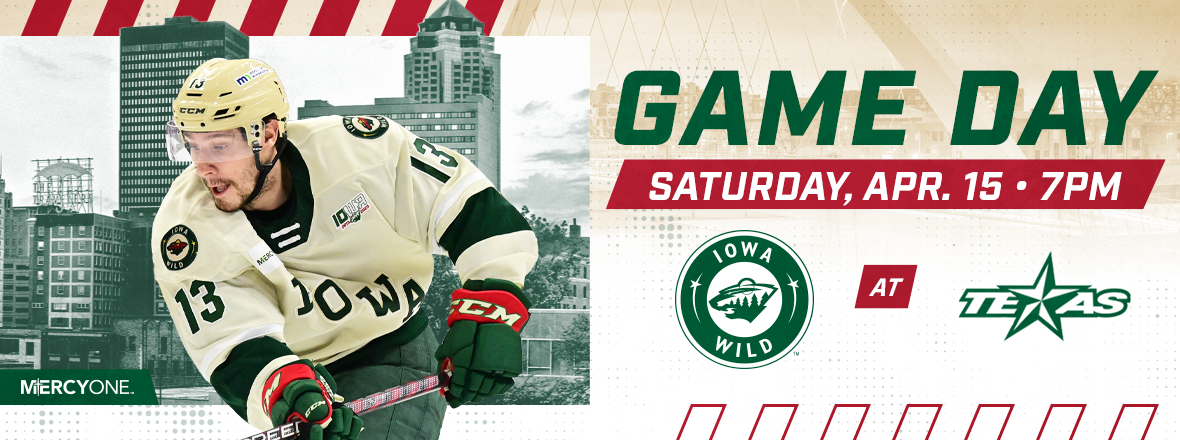 GAME PREVIEW: IOWA WILD AT TEXAS STARS