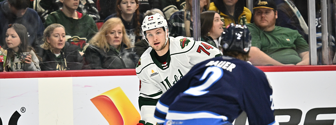 MINNESOTA WILD RECALLS FORWARD ADAM RASKA FROM IOWA