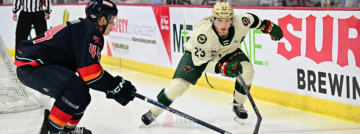 WILD RALLY TO EARN POINT IN NINTH STRAIGHT, FALL 3-2 IN OT