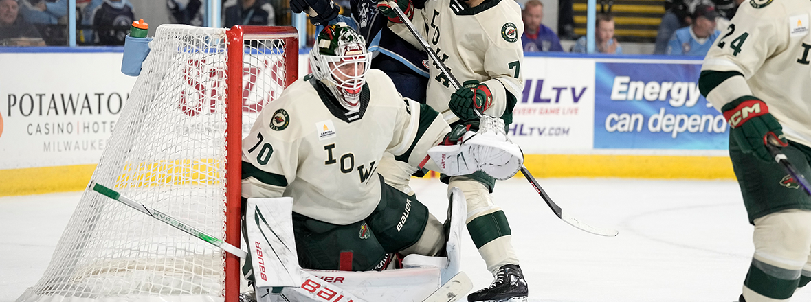 IOWA DROPS 2-1 OVERTIME DECISION IN MILWAUKEE