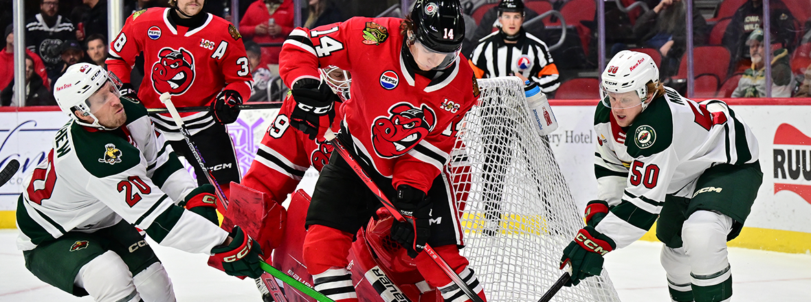 ROCKFORD OUTLASTS IOWA IN 4-3 DECISION