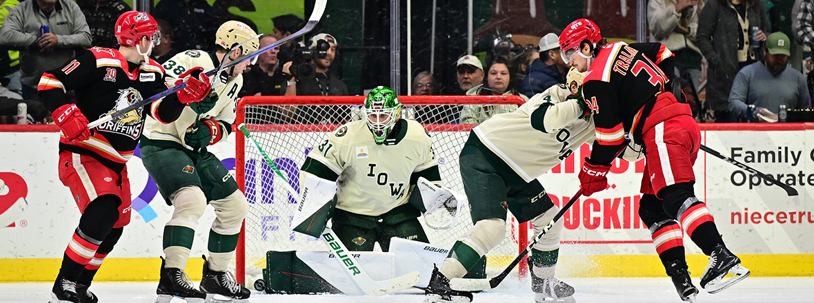 GRIFFINS STORM BACK, HAND WILD 5-2 LOSS