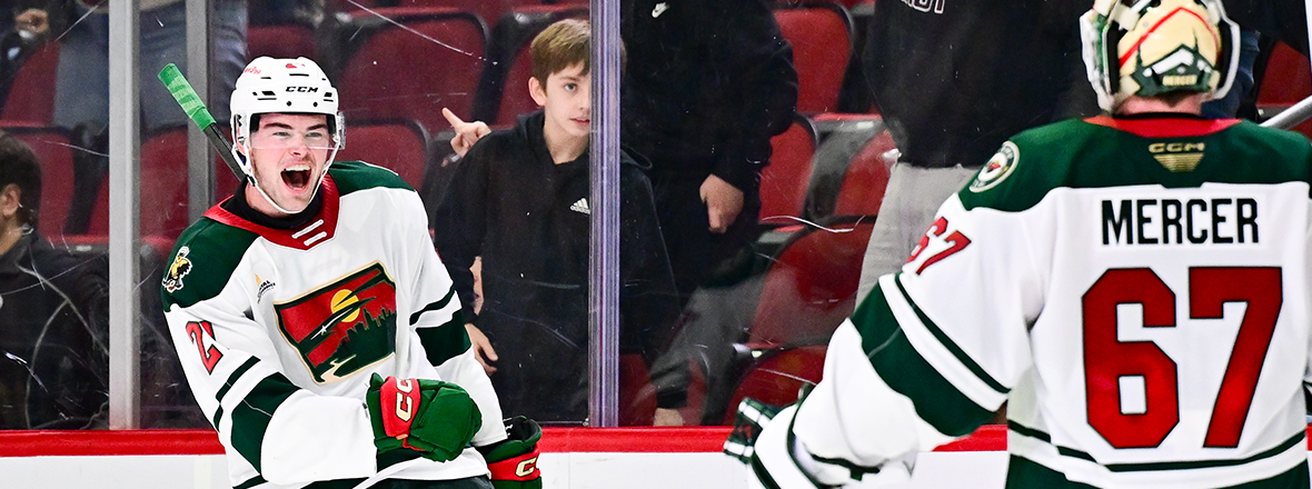 SPACEK’S OVERTIME GOAL POWERS WILD TO 2-1 WIN