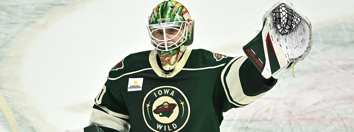 WALLSTEDT, WILD WIN THIRD STRAIGHT IN 6-1 VICTORY OVER ICEHOGS