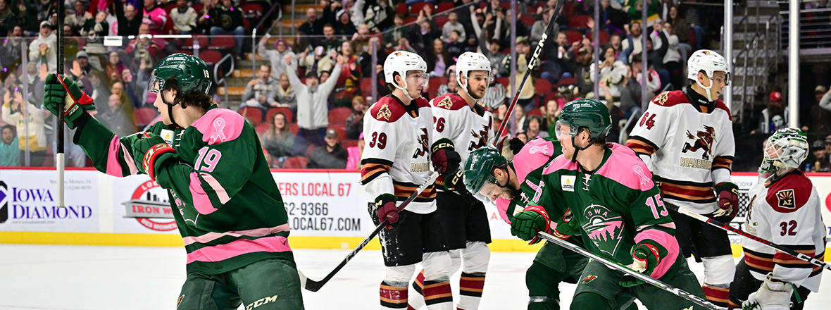 WALKER LIFTS WILD TO 5-4 OT WIN WITH THREE POINTS