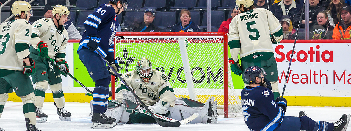 MANITOBA TAKES 2-1 WIN OVER IOWA