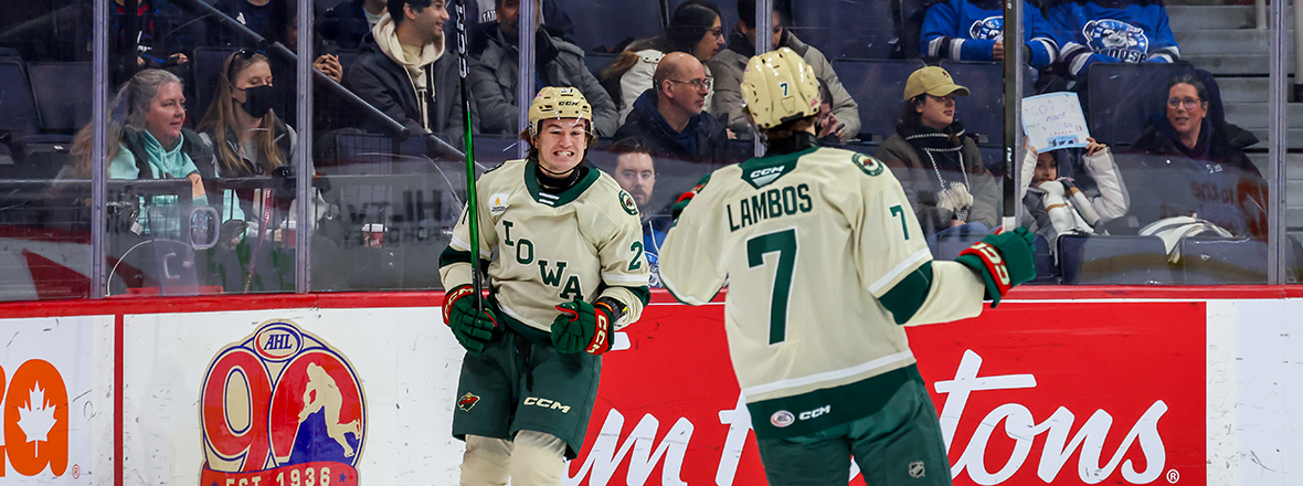 LAMBOS SCORES OVERTIME WINNER IN 3-2 VICTORY OVER WINNIPEG