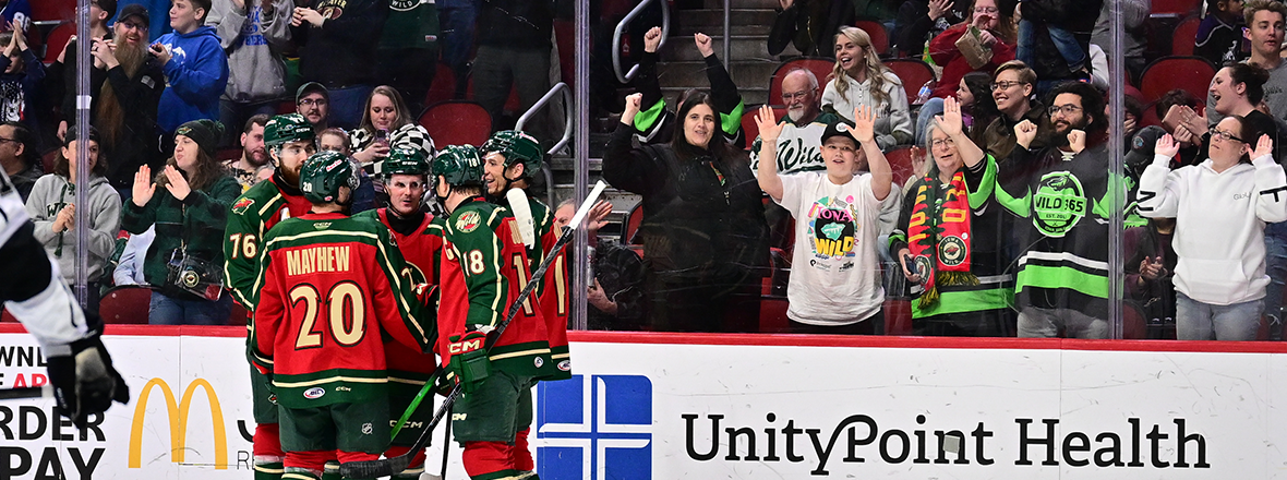 IOWA STARTS WEEKEND WITH 4-1 VICTORY OVER ONTARIO 