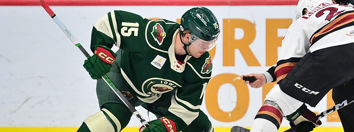 MINNESOTA WILD SIGNS FORWARD MASON SHAW 