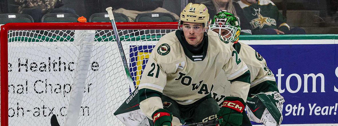 MINNESOTA WILD RECALLS DEFENSEMAN DAVID SPACEK FROM IOWA